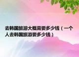 去韓國(guó)旅游大概需要多少錢(qián)（一個(gè)人去韓國(guó)旅游要多少錢(qián)）