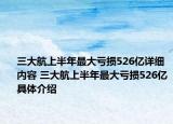 三大航上半年最大虧損526億詳細(xì)內(nèi)容 三大航上半年最大虧損526億具體介紹