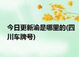 今日更新渝是哪里的(四川車牌號(hào))