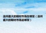 溫州最大的鞋材市場在哪里（溫州最大的鞋材市場是哪里）