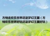 方特去歡樂世界還是夢幻王國（方特歡樂世界好玩還是夢幻王國好玩）