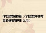 QQ炫舞儲(chǔ)物箱（QQ炫舞中的背包的儲(chǔ)物箱有什么用）