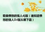 歌曲憤怒的情人dj版（誰知道憤怒的情人DJ版從哪下載）