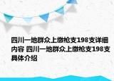 四川一地群眾上繳槍支198支詳細內容 四川一地群眾上繳槍支198支具體介紹
