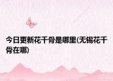 今日更新花千骨是哪里(無(wú)錫花千骨在哪)