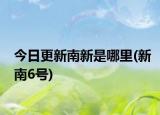 今日更新南新是哪里(新南6號(hào))