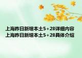 上海昨日新增本土5+28詳細(xì)內(nèi)容 上海昨日新增本土5+28具體介紹