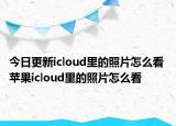 今日更新icloud里的照片怎么看 蘋(píng)果icloud里的照片怎么看