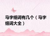 馬字組詞有幾個（馬字組詞大全）
