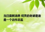 當(dāng)日最新消息 何炅的老婆是誰(shuí) 是一個(gè)運(yùn)作總監(jiān)