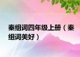 秦組詞四年級(jí)上冊(cè)（秦組詞美好）