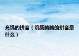 充饑的拼音（饑腸膔膔的拼音是什么）