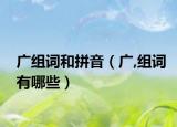廣組詞和拼音（廣,組詞有哪些）