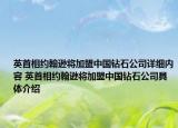 英首相約翰遜將加盟中國(guó)鉆石公司詳細(xì)內(nèi)容 英首相約翰遜將加盟中國(guó)鉆石公司具體介紹
