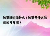 秋葵味道像什么（秋葵是什么味道簡介介紹）