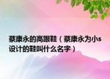 蔡康永的高跟鞋（蔡康永為小s設(shè)計(jì)的鞋叫什么名字）