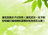 湖北宜昌女子過安檢（湖北武漢一女子拒安檢被攔強(qiáng)闖閘機(jī)掌摑安檢員你怎么看）