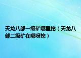 天龍八部一級(jí)礦哪里挖（天龍八部二級(jí)礦在哪呀挖）