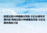 兩周出現(xiàn)10種病毒變異株 它們從哪來詳細(xì)內(nèi)容 兩周出現(xiàn)10種病毒變異株 它們從哪來具體介紹