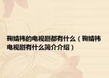 鞠婧祎的電視劇都有什么（鞠婧祎電視劇有什么簡(jiǎn)介介紹）