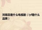 劉雨菲是什么電視?。╨yf是什么品牌）