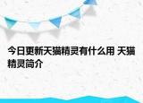 今日更新天貓精靈有什么用 天貓精靈簡介
