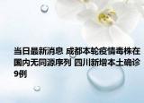 當(dāng)日最新消息 成都本輪疫情毒株在國(guó)內(nèi)無(wú)同源序列 四川新增本土確診9例