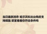 當日最新消息 哈爾濱擬出臺購房支持措施 趕緊看看你符合條件嗎
