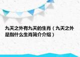 九天之外有九天的生肖（九天之外是指什么生肖簡介介紹）