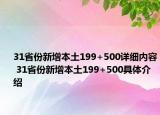 31省份新增本土199+500詳細(xì)內(nèi)容 31省份新增本土199+500具體介紹