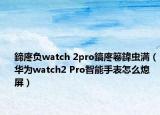 鍗庝負(fù)watch 2pro鎬庝箞鍏蟲満（華為watch2 Pro智能手表怎么熄屏）