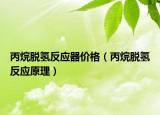 丙烷脫氫反應(yīng)器價(jià)格（丙烷脫氫反應(yīng)原理）