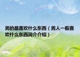 男的最喜歡什么東西（男人一般喜歡什么東西簡介介紹）