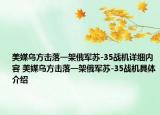 美媒烏方擊落一架俄軍蘇-35戰(zhàn)機(jī)詳細(xì)內(nèi)容 美媒烏方擊落一架俄軍蘇-35戰(zhàn)機(jī)具體介紹