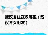魏漢冬住武漢哪里（魏漢冬女朋友）