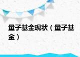 量子基金現(xiàn)狀（量子基金）