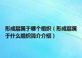 形成層屬于哪個(gè)組織（形成層屬于什么組織簡(jiǎn)介介紹）