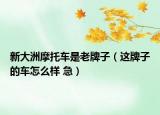 新大洲摩托車是老牌子（這牌子的車怎么樣 急）