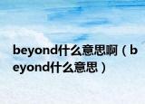 beyond什么意思?。╞eyond什么意思）