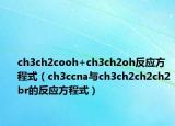 ch3ch2cooh+ch3ch2oh反應(yīng)方程式（ch3ccna與ch3ch2ch2ch2br的反應(yīng)方程式）