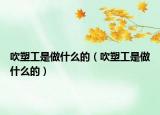 吹塑工是做什么的（吹塑工是做什么的）