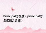 Principal怎么讀（principal怎么讀簡介介紹）