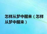 怎樣從夢中醒來（怎樣從夢中醒來）