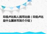 印度盧比和人民幣比值（印度盧比是什么國(guó)家?guī)藕?jiǎn)介介紹）