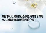 萊陽(yáng)市人力資源和社會(huì)保障局電話(huà)（萊陽(yáng)市人力資源和社會(huì)保障局的介紹）