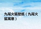 九尾火狐壁紙（九尾火狐寓意）