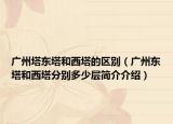 廣州塔東塔和西塔的區(qū)別（廣州東塔和西塔分別多少層簡介介紹）