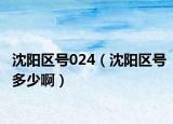 沈陽(yáng)區(qū)號(hào)024（沈陽(yáng)區(qū)號(hào)多少啊）