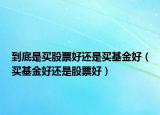 到底是買(mǎi)股票好還是買(mǎi)基金好（買(mǎi)基金好還是股票好）