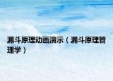 漏斗原理動畫演示（漏斗原理管理學(xué)）